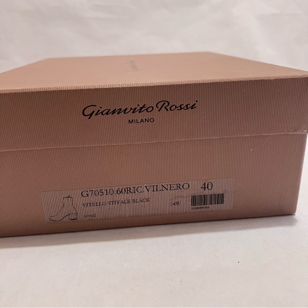 Gianvito Rossi Leather Ankle Boots Black Size 40 - Picture 14 of 16